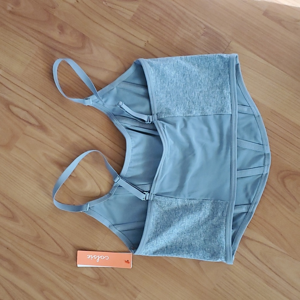 Gray Ribbed bralette - Picture 2 of 3
